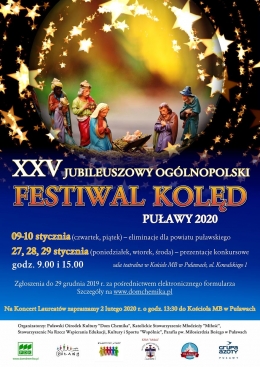 XXV Jubileuszowy Ogólnopolski Festiwal Kolęd - kolejność prezentacji - AKTUALIZACJA III
